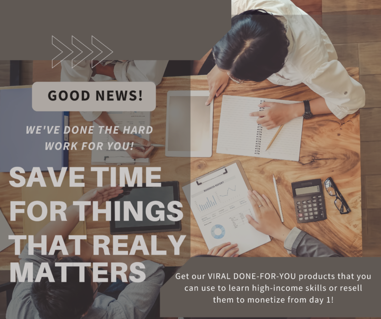 Learn how to earn money online, master digital marketing, explore new streams of income, and discover top-tier done-for-you digital products.