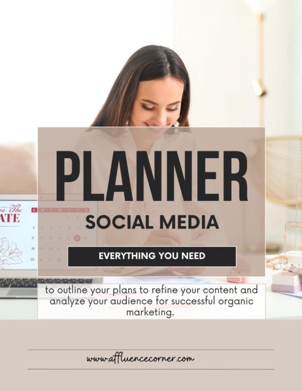 Complete Social Media Planner Template+ PLR