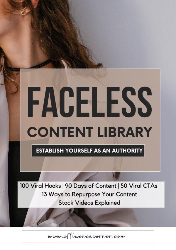 Faceless Content Prompt Library with PLR and MRR License: Your Ultimate Toolkit for Dominating Social Media Marketing Are you struggling to create engaging content that captivates your audience and drives results? The "Faceless Content Prompt Library" is your go-to solution for establishing yourself as a social media authority, even if you're starting from scratch. This viral eBook is specifically designed to empower beginners and seasoned marketers alike, providing you with a treasure trove of content ideas that will keep your audience hooked.