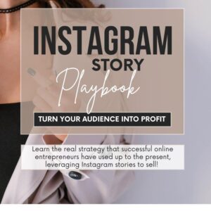 Introducing the "Instagram Story Playbook"—your ultimate step-by-step guide to turning your Instagram audience into pure profit by mastering the art of Instagram Stories! This eBook unveils the real strategies that successful online entrepreneurs have been using to generate sales and build their businesses from scratch, all by leveraging the power of Instagram Stories.