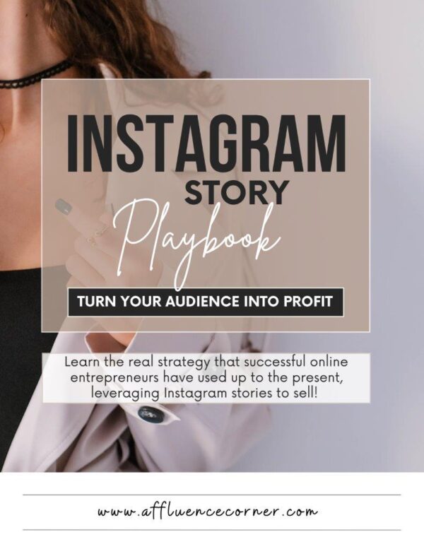 Introducing the "Instagram Story Playbook"—your ultimate step-by-step guide to turning your Instagram audience into pure profit by mastering the art of Instagram Stories! This eBook unveils the real strategies that successful online entrepreneurs have been using to generate sales and build their businesses from scratch, all by leveraging the power of Instagram Stories.