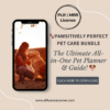 This 4-in-1 pet care bundle makes pet parenting easier, more organized, and stress-free, while also offering entrepreneurs a highly profitable digital product to sell!