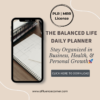 Why You Need This Daily Planner 2025? In today's fast-paced world, staying organized can be overwhelming. Most daily planners focus only on business, health, or personal life—but what if you need a system that covers it all for your 2025? That’s where This "Balanced Life Daily Planner 2025" comes in.