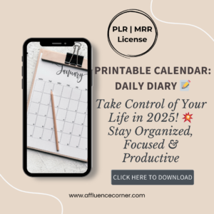 Take Control of Your Life in 2025 Life gets busy, and staying organized can be overwhelming. That’s why I created The Ultimate 2025 Printable Calendar Daily Planner—a simple yet powerful tool designed to help you easily plan, track, and achieve your goals!