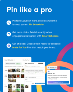 Want to grow on Pinterest without burning out? Learn how Tailwind Pinterest Scheduler saves you hours & boosts your traffic — free plan included with this Tailwind Pinterest scheduler